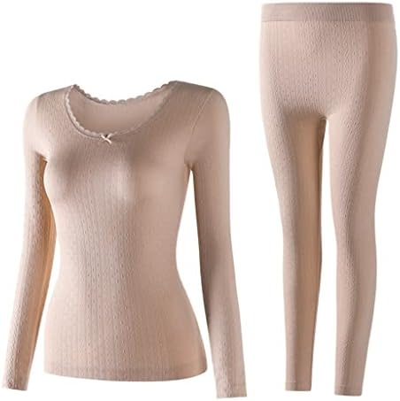 GELTDN Kış Kadın39; s Termal Üst Ve Pantolon Dikişsiz Zayıflama Vücut Şekillendirici Sıcak (Renk: Bir, Boyutu: resimde gösterildiği