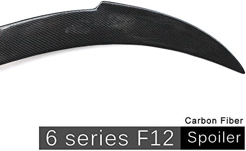 BMW 6 serisi için F12 F13 2 kapı cabrio karbon fiber V tarzı arka bagaj spoiler 2011+