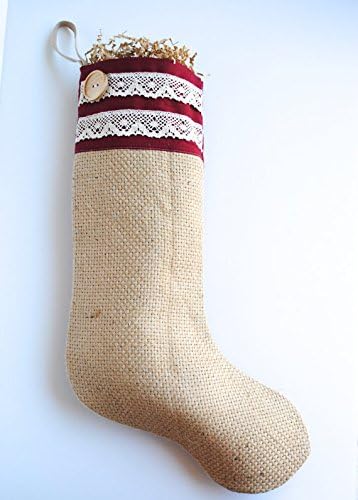 O Hollandalı Kız Eski Püskü Şık Çuval Bezi Noel Çorabı, Noel Dekorasyonu, Çuval Bezi Çorabı