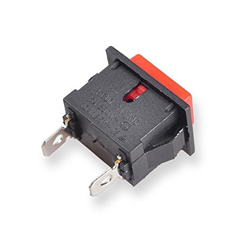 Conwork 10-Pack SPST Mini Anlık basmalı düğme Anahtarı, 10A / 125 V 6A / 250 V AC