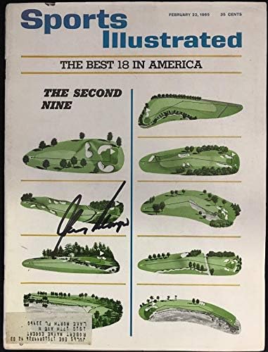 Gary Player İmzalı / İmzalı Sports Illustrated 22 Şubat 1965-İmzalı Golf Dergileri