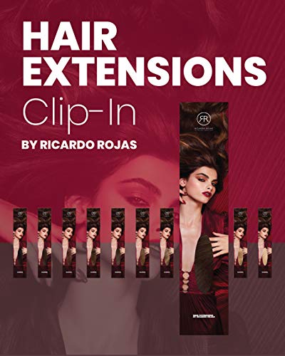 Ricardo Rojas Saç Bakımı klipsli postiş Seti 1B Doğal Siyah / 100 % Remy İnsan Saç / Evde Uygula / Uzunluk Oluşturmak, Hacim,
