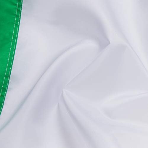 FLAGBURG İrlanda Bayrağı 3x5 FT, Dikili Şeritli İrlanda Bayrakları (Baskısız), Kanvas Başlık ve Pirinç Grometler, Canlı Renk,