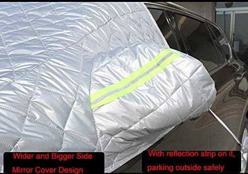 Kalınlaşmış araç ön camı Kar Örtüsü Yan Ayna Kapağı Koruyucu Lüks Güneşlik Snowshade UV Koruyucu Güneş Blok Su Geçirmez Toz Geçirmez