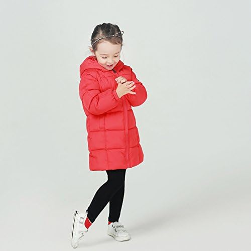 Mutlu Kiraz Bebek Çocuk Kapşonlu Uzun Ceket Kış Aşağı Rüzgar Geçirmez Ceket Dış Giyim