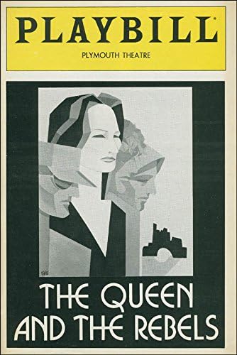 Kraliçe Ve İsyancılar Broadway Oyuncu Kadrosu-Ortak imzalayanlarla imzalanan Gösteri Faturası