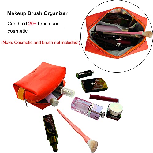 YUESİ Kompakt Makyaj Çantası, taşınabilir Seyahat Kozmetik Çantaları Kadın Kız Hediyeler için Su Geçirmez makyaj çantası Kozmetik
