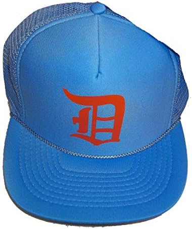 NOS Detroit eski ingilizce D kamyon şoförü Vintage Snapback şapka beyzbol şapkası