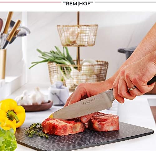 Mutfak için REMİHOF Premium 5pc Bıçak Seti. Süper Keskin Paslanmaz Bıçaklar. 5 Yüksek Karbonlu Paslanmaz Çelik Bıçaklar Başlangıç