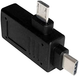 Posdou 2 in 1 Tip C ve Mikro USB Erkek USB 3.0 OTG Adaptör