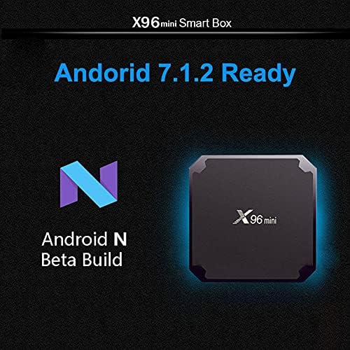 X96 Mini,4 k H-D Akıllı Ağ Çalar,1 GB RAM 8 GB ROM,Android 7.1 TV Kutusu,Amlogic S905W, Destek 3D WiFi Siyah