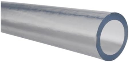 Kimyasallar için Laboratuvar PVC Şeffaf Plastik Boru-İç Çap 1 - Dış Çap 1-3 / 8 - Uzunluk 50 ft