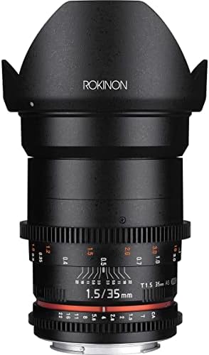 Micro Four Thirds için Rokinon Cine DS Lens Kiti, 24mm T1.5 Lens, 35mm T1.5 Lens, 50mm T1.5 Lens, 85mm T1.5 Lens, Temizleme Kitinden