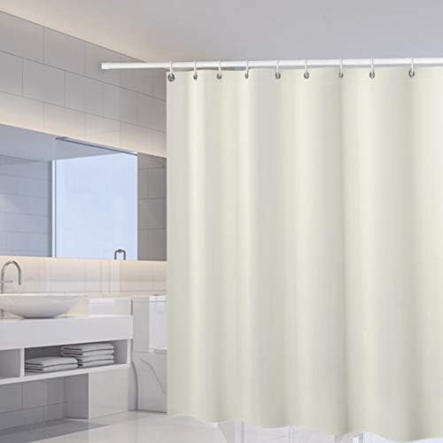 ROPALIA Düz Renk Polyester Kumaş Banyo Duş Perde Liner Katı Otel Kalite Makine Yıkanabilir Su Geçirmez Duş Perde Liner ile Hooks