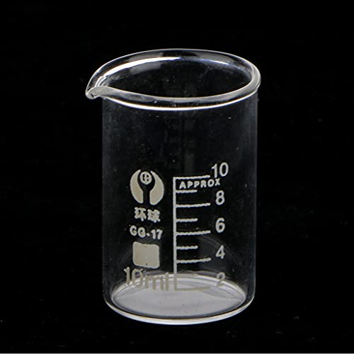 shamjına 10 ml Beher Borosilikat Cam Düşük Formu Mezun Kimya Laboratuvar Malzemeleri