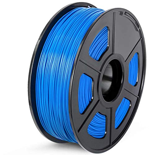 SÜNLÜ ABS 3D Yazıcı Filamenti, 1,75 ABS Filamenti Boyutsal Doğruluk + / - 0,02 mm, 1 kg Makara, 1,75 mm, ABS Kırmızı