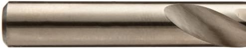 Chicago Latrobe - 69887 1V713 550 Serisi Kobalt Çelik Jobber Uzunluk Matkap Ucu Seti, Metal Kasa, Altın Oksit Kaplama, 135 Derece