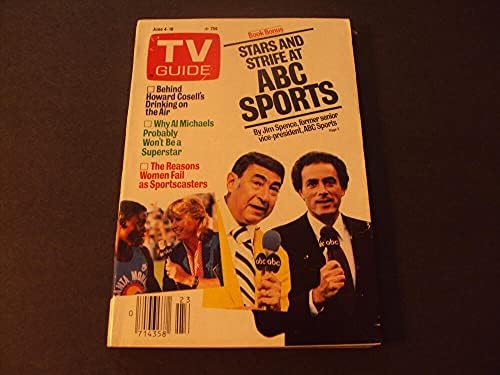 TV Rehberi 4-10 Haziran 1988 Howard Cosell'in İçkisi, ABC Spor Yıldızları ve Çekişmesi