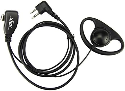 XFOX 2pin Gelişmiş D Şekli Klip-Kulak PTT Kulaklık Kulaklık Mic Motorola 2 Yönlü Radyolar GP88S GP300 GP68 GP2000 GP88 GP3188
