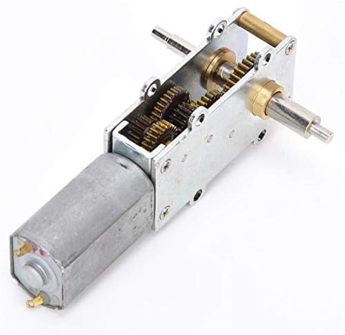Metal Dişli Motor, DC3~24V Dişli Motor, Çok Amaçlı Satış Makineleri Ekran Standları için Elektrikli Perdeler (12V59 dönüş)