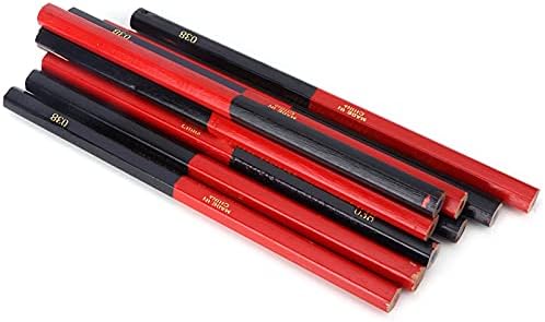 Marangozlar Kalem, el Aracı Marangozluk Kalemler 2 Çekirdek Çift Kafa DIY için Metal için Ahşap