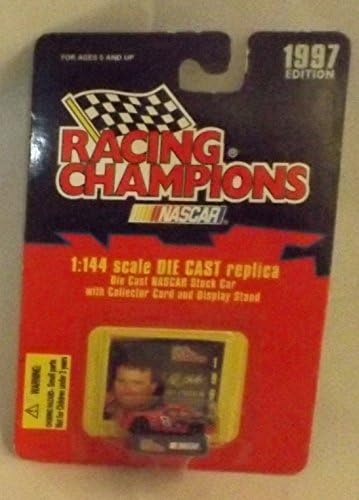1997 Nascar Yarış Şampiyonlar Hut Stricklin 8 1: 144 Ölçekli Die Cast Çoğaltma Stok Araba ile Toplayıcı Kart ve Ekran Standı