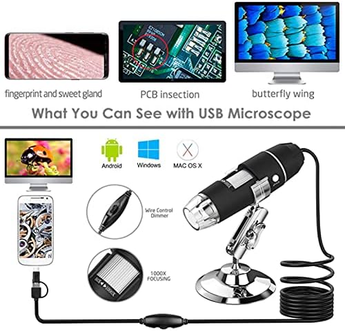 Dijital Mikroskop, Kararlı Agnifier Kamera Ev için Güvenilir USB Mikroskop (30w)