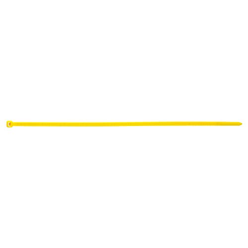 Sarı Fermuarlı Kravat 100-pk. - 11 Naylon Ağır Sarı Zip Bağları-50 lbs. Kopma Mukavemeti-Telleri veya Kabloları, Renk Tanımlama