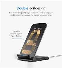 UrbanX Kablosuz Şarj Standı, Samsung galaxys S8 için Qi Sertifikalı, 10W Hızlı Şarj (AC Adaptörü Yok)