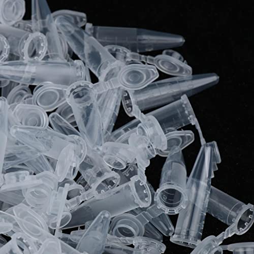 Jenerik 1000 Adet 0.5 ml Şeffaf Plastik Laboratuvar Santrifüj Tüpleri