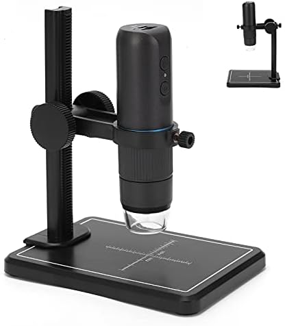 Ladieshow WiFi Dijital Mikroskop HD 8 adet LED Ayarlanabilir El Cep Telefonu Tablet Bilgisayar Kablosuz Bağlantı için