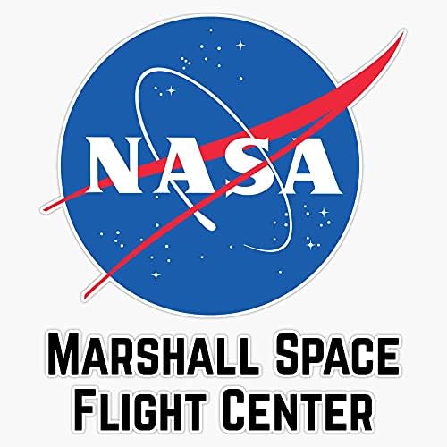 Marshall uzay uçuş merkezi NASA gömlek vinil tampon etiket çıkartma su geçirmez 5