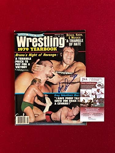 1979, Bruno Sammartino, İmzalı(JSA), Güreş Yıllığı Dergisi - İmzalı Güreş Çeşitli Eşyalar