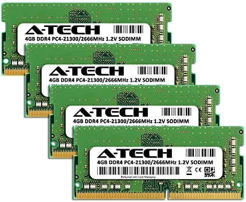 A-Tech 16 GB Kiti (4x4 Gb) RAM için Acer Predator Helios 700 PH717-71 Oyun Dizüstü / DDR4 2666 MHz SODIMM PC4-21300 (PC4-2666V)