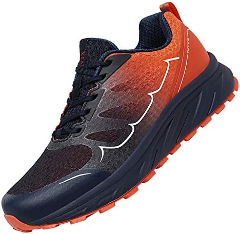 XİANV Kadın Erkek koşu ayakkabıları Nefes Sneakers Üzerinde Kayma Örgü Spor Atletik Moda Tenis Konfor Spor yürüyüş ayakkabısı