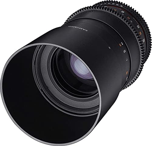 Samyang Lens için Sony E 100mm Makro T3. 1 VDSLR Siyah