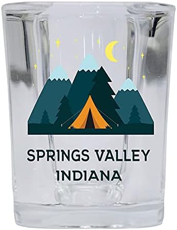 Springs Valley Indiana 2 Ons Kare Tabanlı Likör Shot Cam Çadır Tasarımı