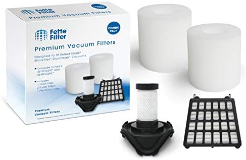 Fette Filtre Vakum filtre kiti ile Uyumlu Köpekbalığı FLEX DuoClean Kablolu Ultra-hafif İçin Model 'ın HV390, HV391, HV392 Bölüm