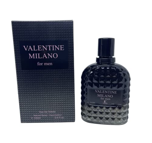 UOMO BORN İN ROMA Valentine Milano EAU DE TOİLETTE - 3.4 oz / 100ml Sprey - Erkekler için Kolonya Pour Homme Paris New York -