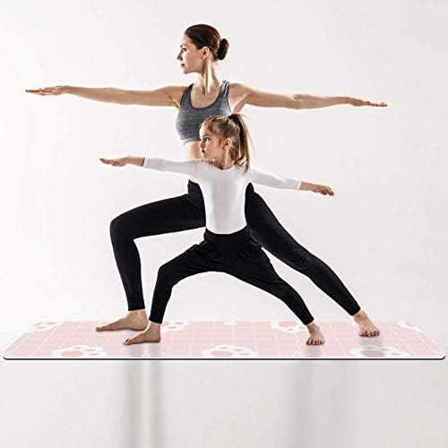Lenergy Pilates Mat Kedi Paw Sevimli Yoga Mat Çevre Dostu egzersiz matı Kaymaz spor salonu matı Kalın spor matı egzersiz matı