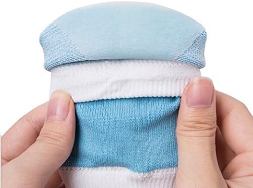 CTKcom Nemlendirici Topuk Çorap için Kuru Sert Çatlak Cilt Nemlendirici Açık Ayak Rahat Kurtarma Çorap-Bir Boyut En Uyar, Yastıklı