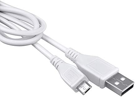 PK Güç 3.3 ft Beyaz mikro USB Şarj Kablosu PC Laptop Şarj Güç Kablosu için Logitech UE Boom / Boom2 / Megaboom / Miniboom / mobileboombox