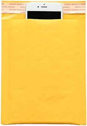 Kraft Bubble Mailer 5.5 x 9 İnç Güvenilir Nakliye Zarf Paketleme Çözümü Postaları Immuson Altın 5.5 x 9 Kendinden Contalı Yastıklı