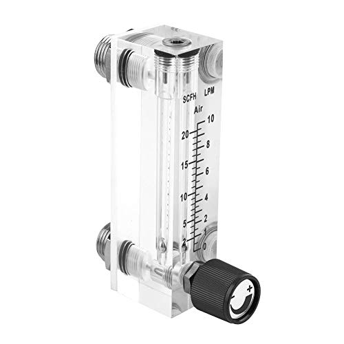 Gaz Debimetre, Lzm6T Akrilik Pleksiglas Ayarlanabilir Panel Tipi Debimetre 1 ~ 10Lpm 1/4 Bsp M181. 5
