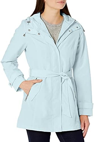 Nautica Kadın Kapüşonlu Yağmurluk Kemerli Ceket
