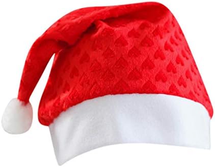 GİNELO yetişkin noel şapkaları ile Aşk desenli noel baba şapkası Noel Baba Şapka Kap Noel Partisi İyilik için