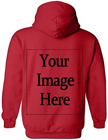 Kişiye Özel Hoodie Sweatshirt Kişiye Özel Gömlek - 2 Yan Tasarım - Erkek Hoodie