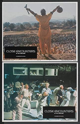 ÜÇÜNCÜ TÜRÜN YAKIN KARŞILAŞMALARI 11 x14 Çok sayıda 2 Film Lobi Kartı Spielberg