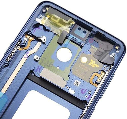 MMOBIEL LCD Kapak Plakası Arka Konut Çerçeve Orta Çerçeve Samsung Galaxy S9 G960 Serisi ile Uyumlu (Mercan Mavisi) dahil. Kamera