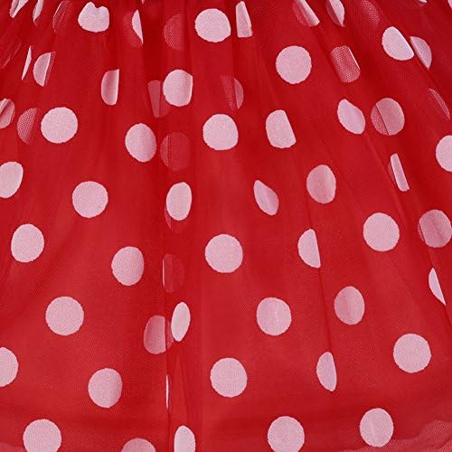 Bebek Kız Polka Dots Tül Eklenmiş Bale Elbise Ilmek Bandı Doğum Günü Partisi Prenses Tutu Elbise 1-6 T